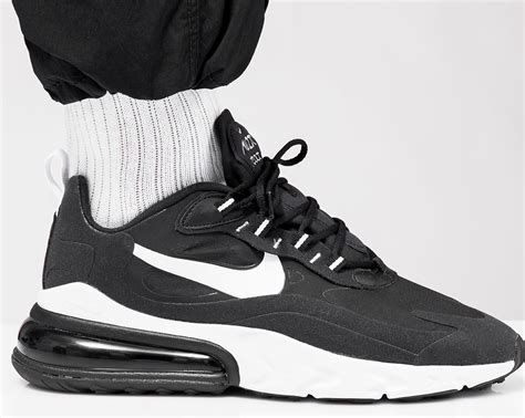 nike 270 react zwart wit|Nike Air Max 270 React Black White Men's .